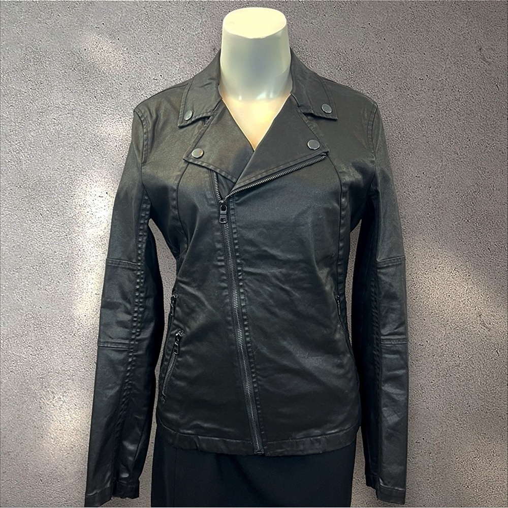 Armani Exchange Faux Leather Biker Jacket Black
Size S <SKU 164>